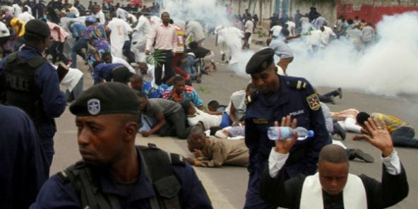Résultat de recherche d'images pour "Congo-Kinshasa: Les forces de sécurité ont tiré sur des fidèles catholiques"