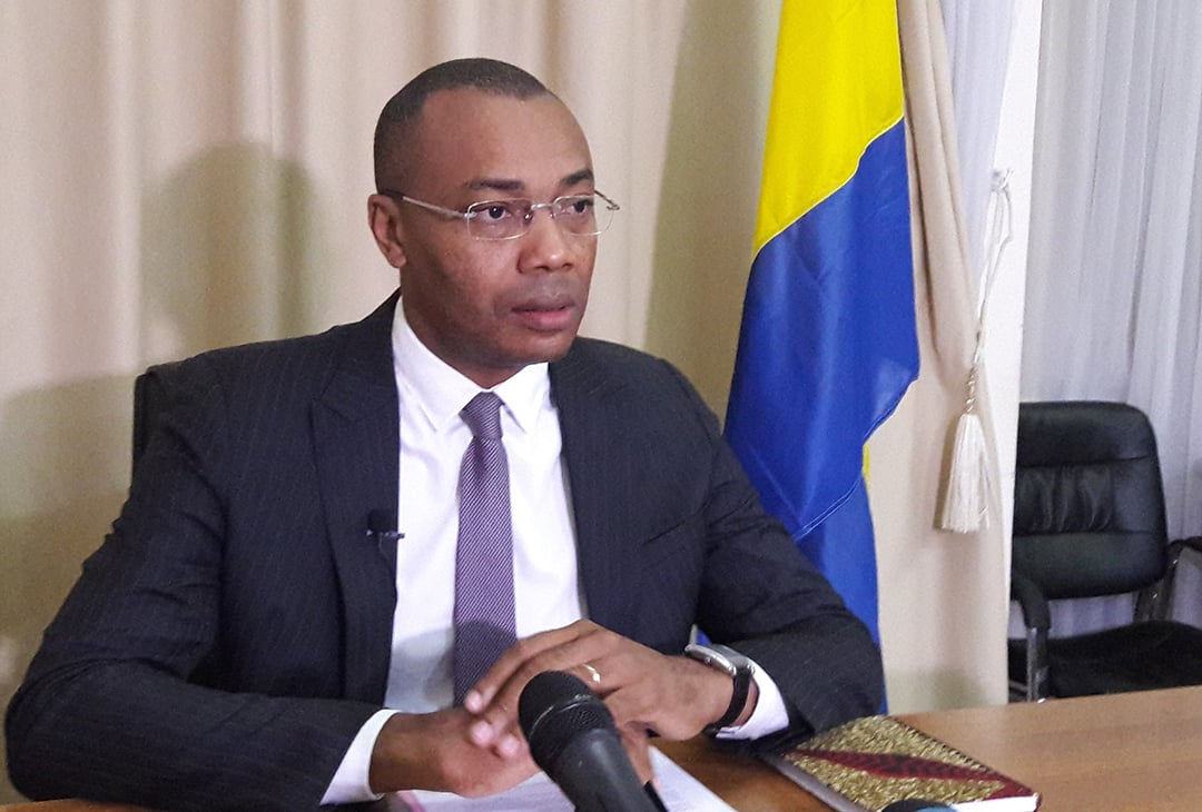 Guy Patrick Obiang Ndong, ministre gabonais de la Santé. © DR