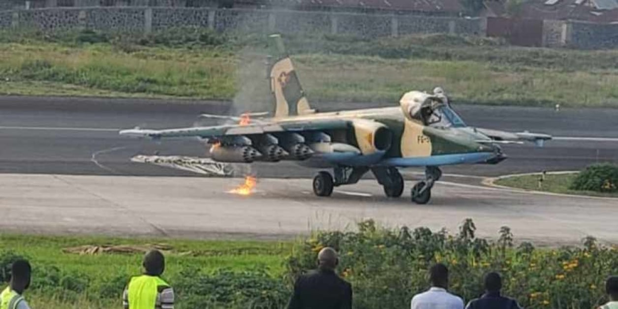 UNE ÉNIÈME DÉCLARATION DE GUERRE DU RWANDA, UN TIR D'OBUS LANCÉ DU RWANDA CIBLE UN AVION DE CHASSE CONGOLAIS PRÊT A ATTERRIR A GOMA... Sukhoi-rdc-1256x628-1674590913