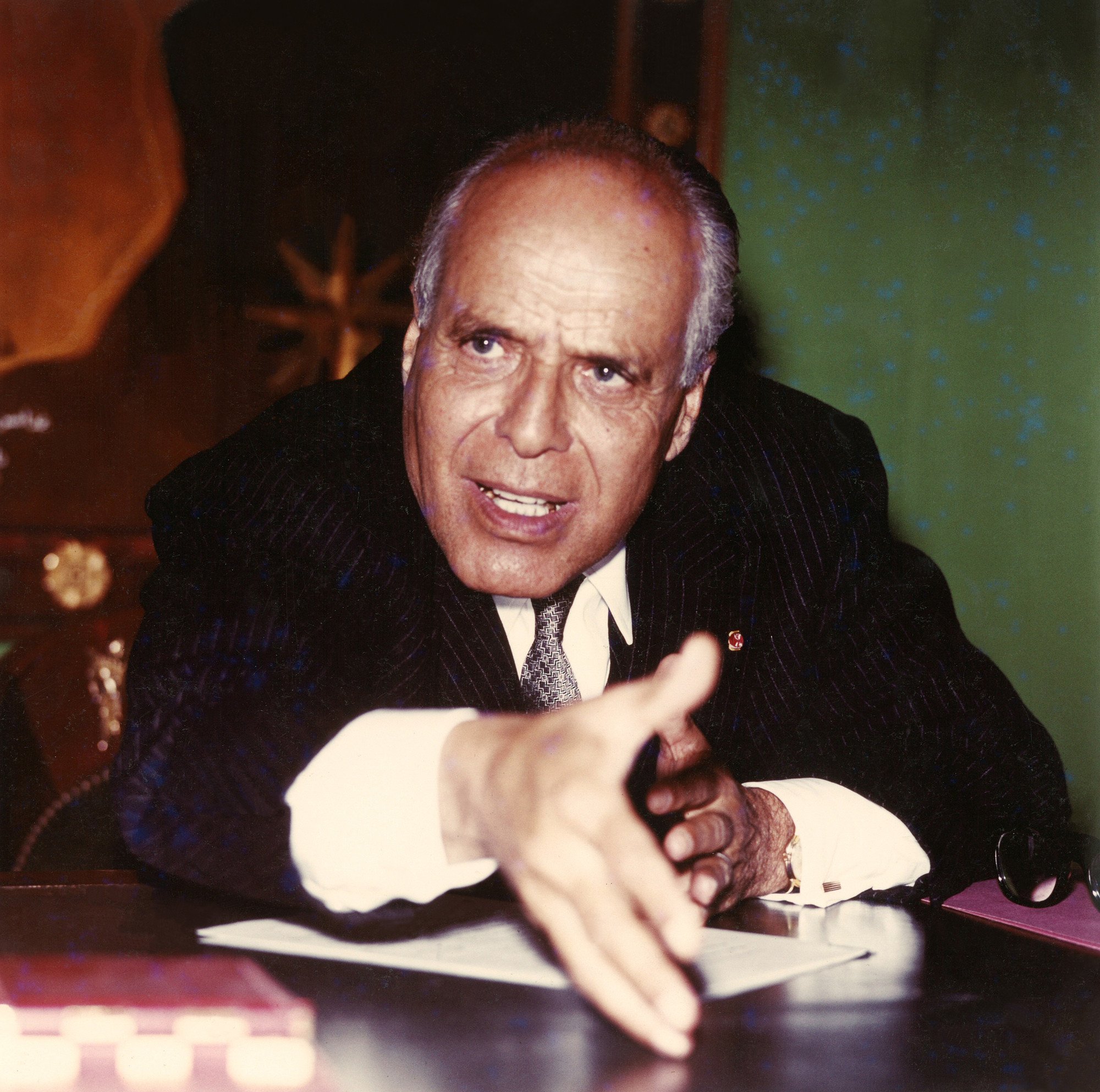 Habib Bourguiba, ex-président de la République tunisienne, en 1958. © Archives Jeune Afrique