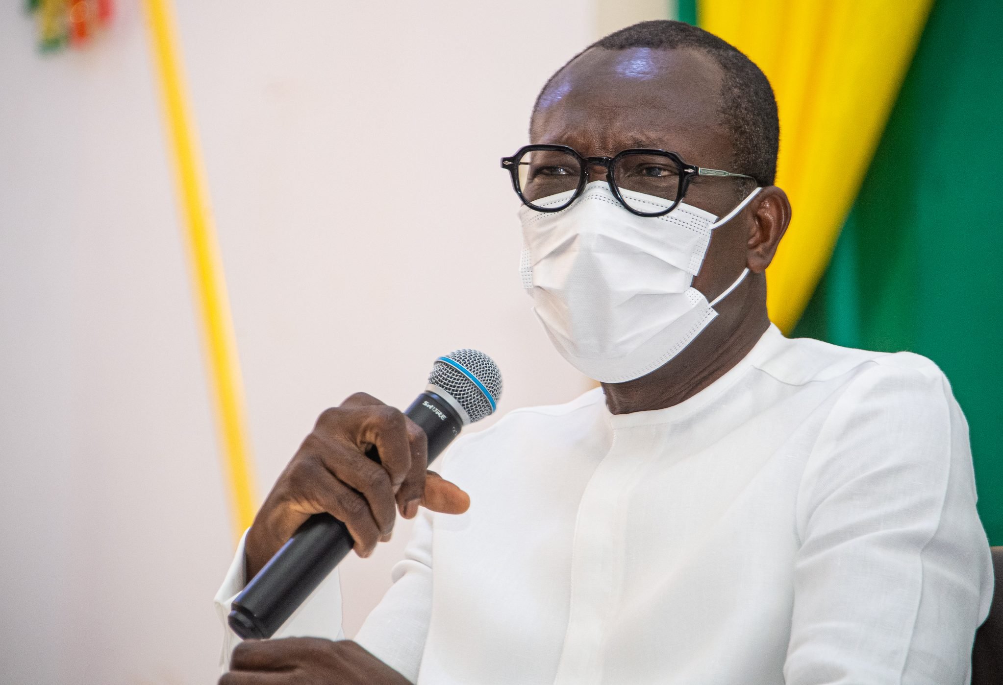 Le président béninois Patrice Talon à Tanguiéta, le 10 janvier 2021. © Présidence Bénin