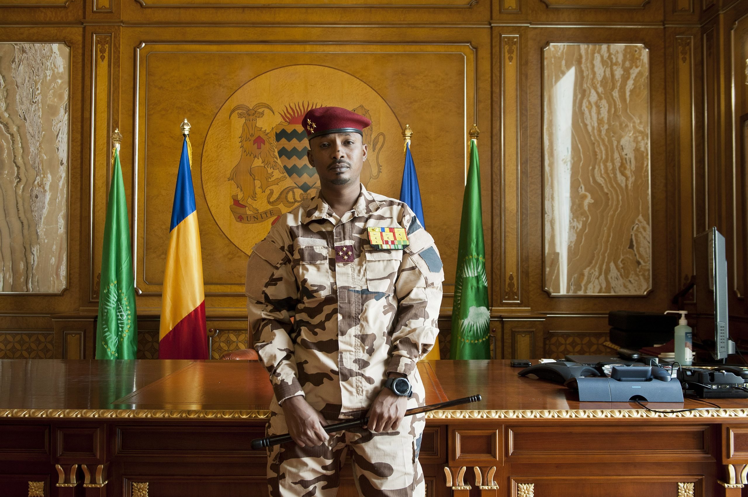 Mahamat Idriss Déby, à N'Djamena, le 11 juin 2021. © Vincent Fournier pour JA