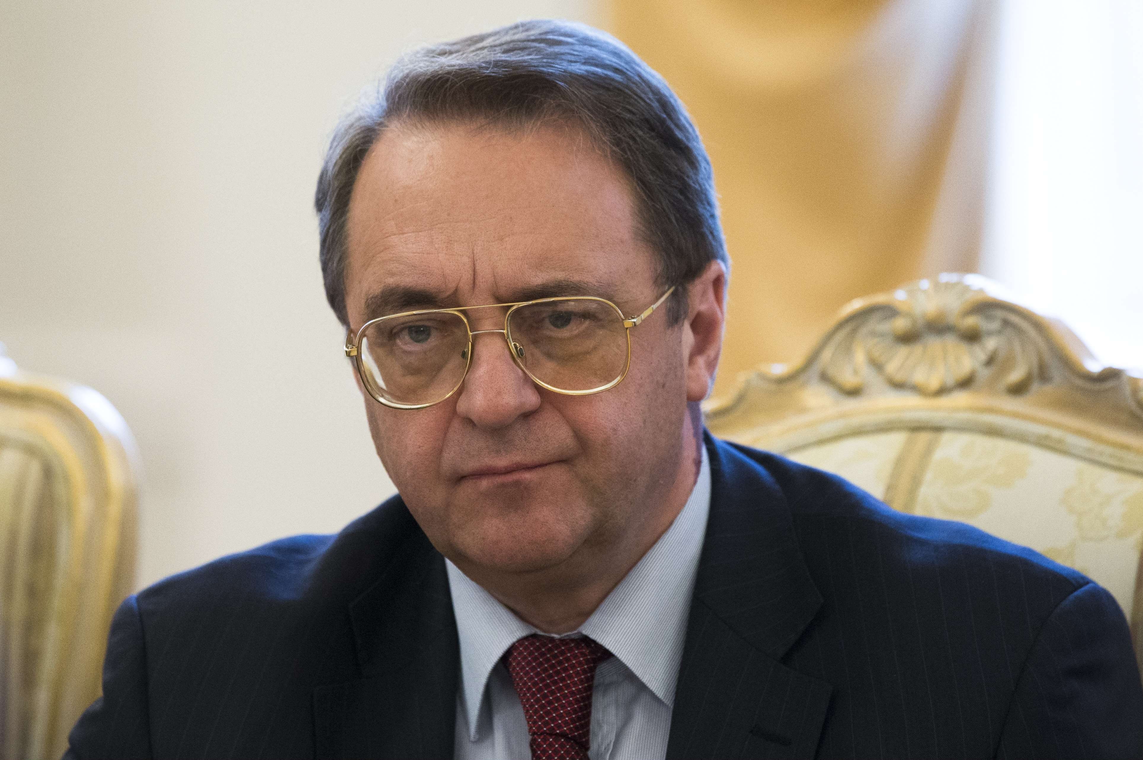 Mikhaïl Bogdanov en avril 2014. © Alexander Zemlianichenko/AP/SIPA