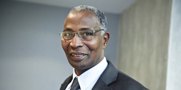 Amadou Bah Oury, fondateur de l'UFDG, le 3 janvier 2014 à Paris. © Vincent Fournier / Jeune Afrique
