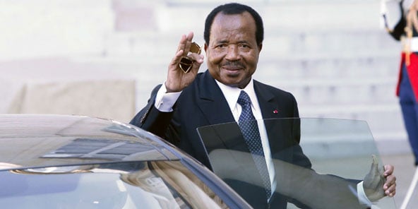 Le président du Cameroun Paul Biya. © Francois Mori/AP/SIPA
