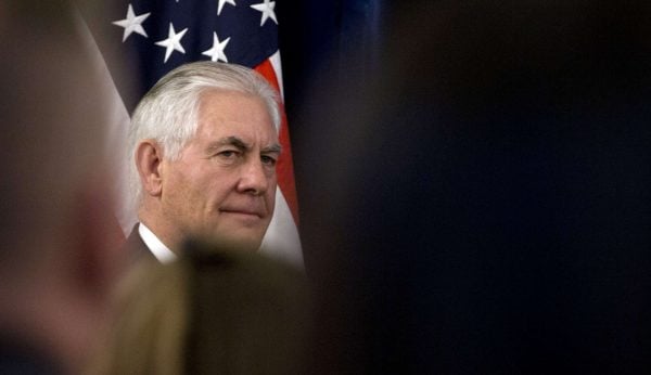 Le secrétaire d'Etat américain, Rex Tillerson est plus que jamais sur un siège éjectable. © Virginia Mayo/AP/SIPA