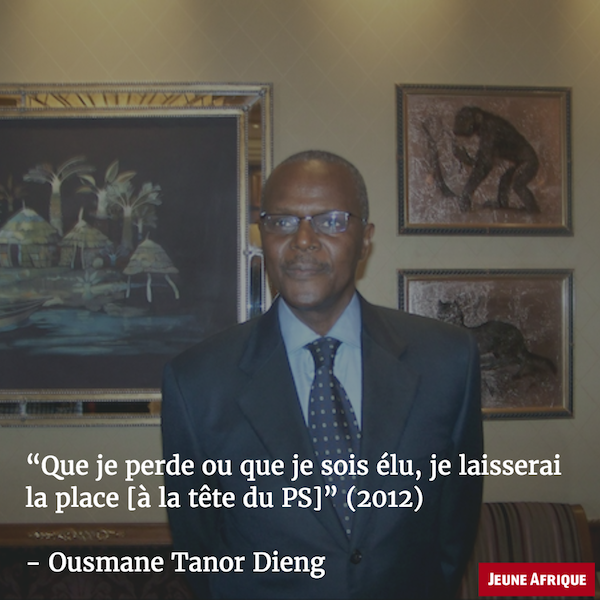 Ousmane Tanor Dieng, secrétaire général du parti socialiste © Serigne Diagne / Flickr