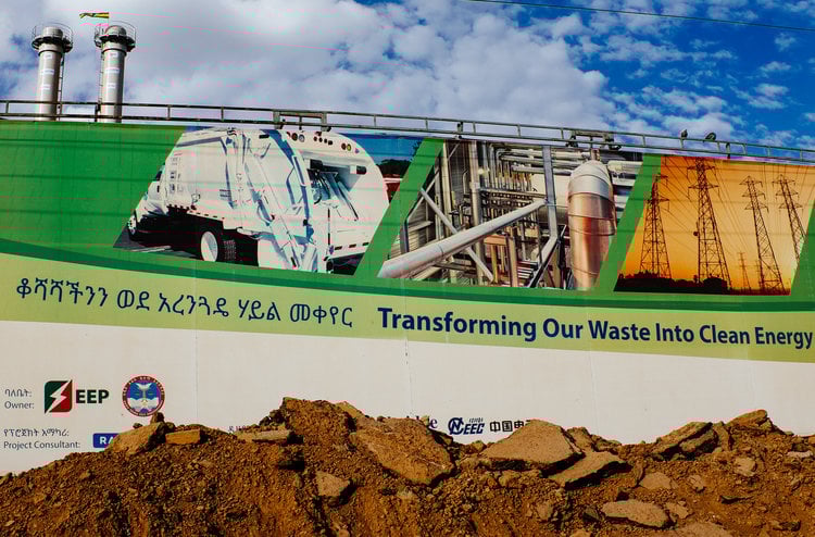 Cambridge Industries assure pouvoir fournir de l’électricité à 25 % des habitants d’Addis-Abeba tout en les débarrassant de 80 % de leurs déchets. © DR