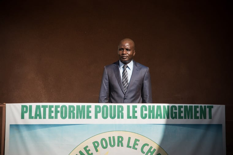 Le général Moussa Sinko Coulibaly à son quartier général de Niamakoro, le 12 juin 2018. © Nicolas Réméné pour JA