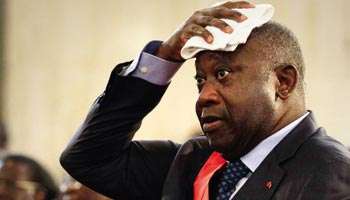 Cérémonie d'"investiture" de Laurent Gbagbo au palais présidentiel d'Abidjan, le 4 décembre 2010