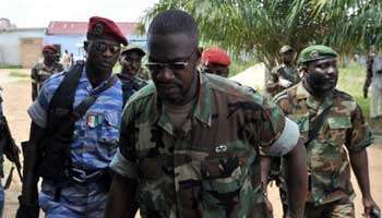 Ibrahim Coulibaly, dit général IB , le 19 avril 2011 à Abidjan.
