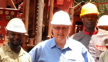 Sur le site de Mbalam-Nabeba. DR