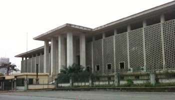 Le palais de justice d’Abidjan-Plateau.