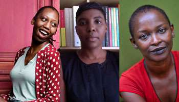 Élise Atangana, Christine Eyene et Koyo Kouoh.