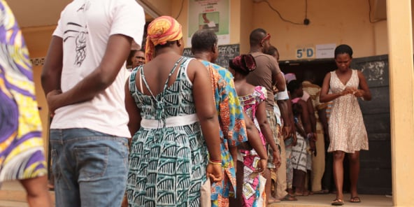 Vote dans un bureau de Lomé, en 2015 (photo d'illustration).