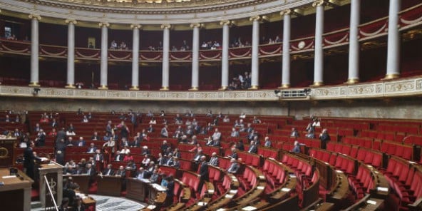 Le Parlement français en séance, juin 2015.