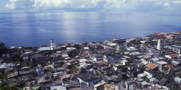 La capitale des Comores, Moroni, le 7 mars 2009.