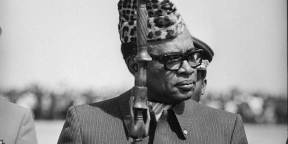 Joseph-Désiré Mobutu, Maréchal-Président, juin 1983, Lubumbashi,Zaïre