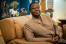 Henri Konan Bédié, à son domicile de Daoukro, octobre 2015.