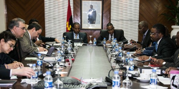 Les équipes du FMI reçues à Luanda en juin.