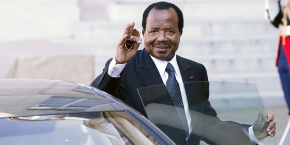 Le président du Cameroun Paul Biya.