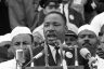 Martin Luther King prononçant son célèbre discours "I have a dream", le 28 août 1963, à Washington.