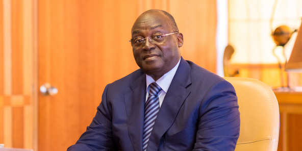 Tiémoko Meyliet Koné, gouverneur de la BCEAO, le 27/10/2016 à Dakar
