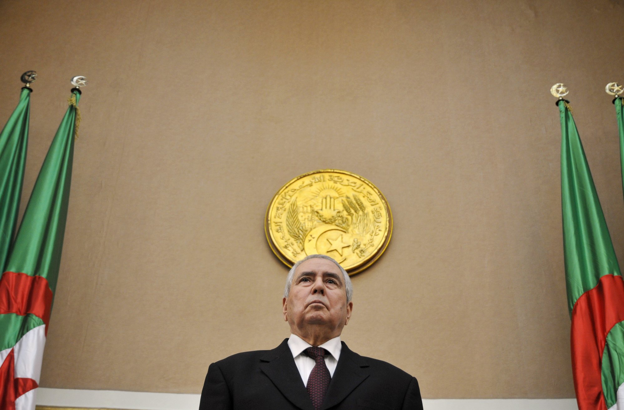 Abdelkader Bensalah, président du Conseil de la nation algérien.