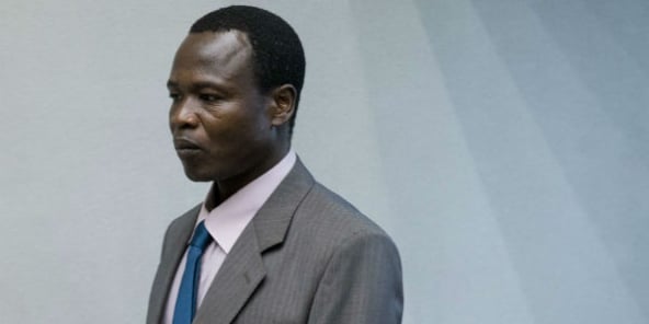Dominic Ongwen à la Cour pénale internationale de La Haye le 6 décembre 2016.