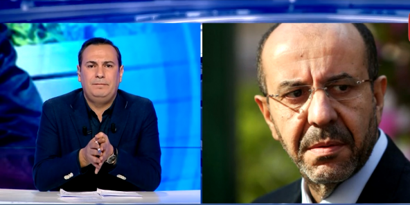 Belhassen Trabelsi intervenant sur la chaîne de télévision Attessia TV, le 9 janvier 2017.