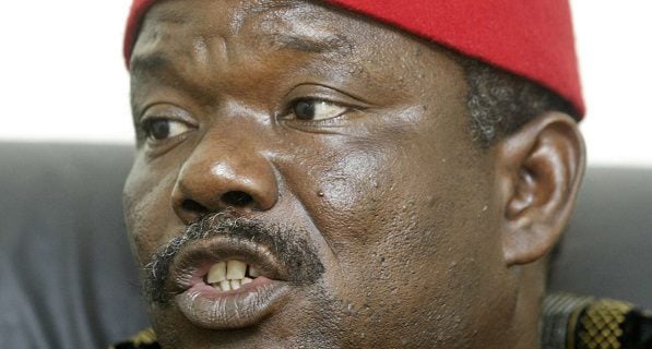 Prince Johnson, ex-chef rebelle au Liberia, aujourd’hui sénateur.