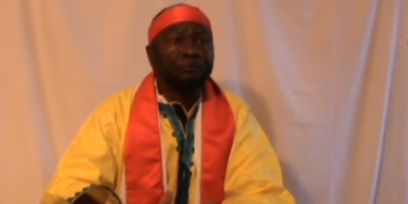 Ne Muanda Nsemi, chef de la secte politico-mystique Bundu dia Kongo.