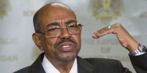 Le président soudanais Omar el-Béchir, lors d’un discours à Djouba en janvier 2014.