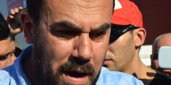 Nasser Zefzafi, le chef du Hirak, dans le Rif marocain.