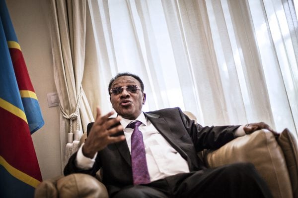 Bruno Tshibala, Premier ministre de la République démocratique du Congo, à la primature, à Kinshasa, le 9 juin 2017.
