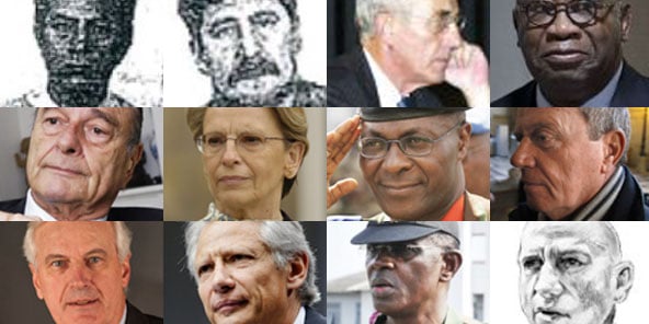 Les acteurs du bombardement de Bouaké.