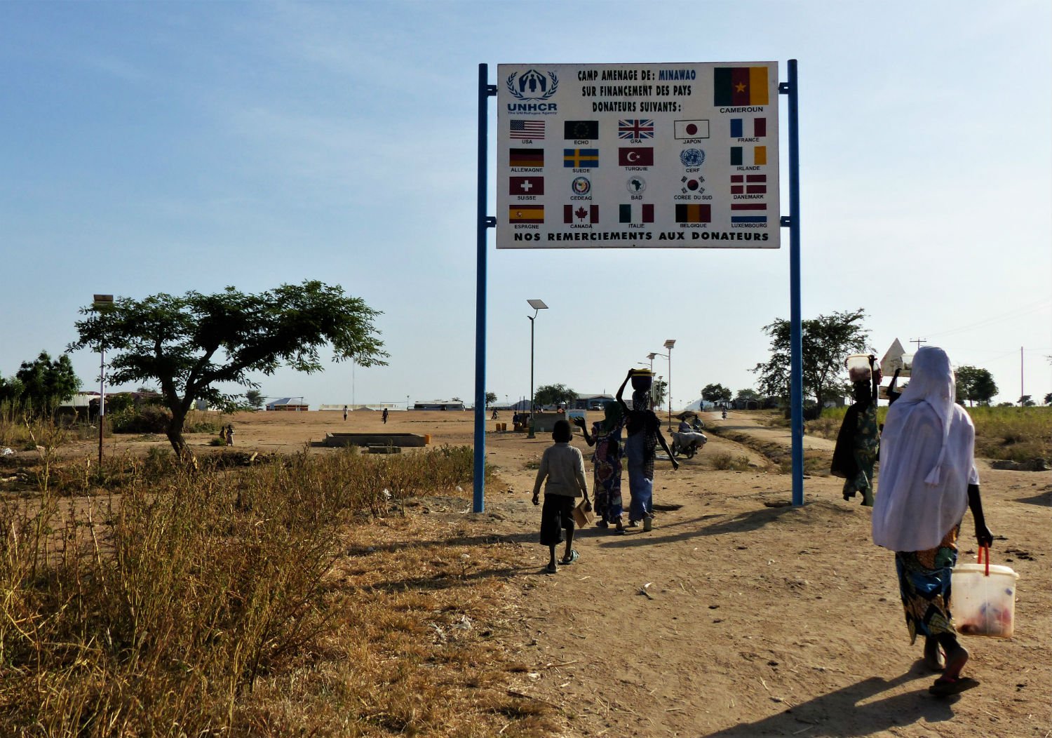 58 000 réfugiés nigérians vivent au camp de Minawao dans l'Extrême-Nord du Cameroun.