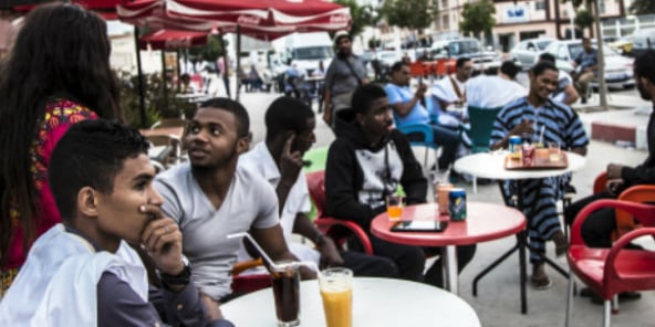 Dans une rue de Nouakchott, en octobre 2014.