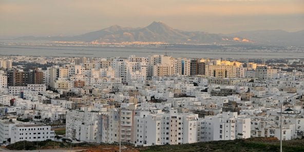 Tunis, vue d’ensemble.