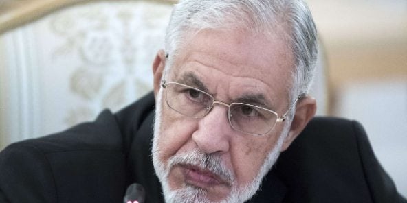 Le ministre des Affaires étrangères libyen, Mohamed Tahar Siala, le 12 décembre 2017 à Moscou.