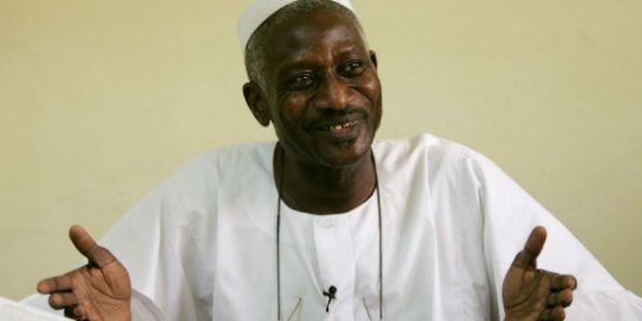 Ibni Oumar Mahamat Saleh, en avril 2006 à N'Djamena.