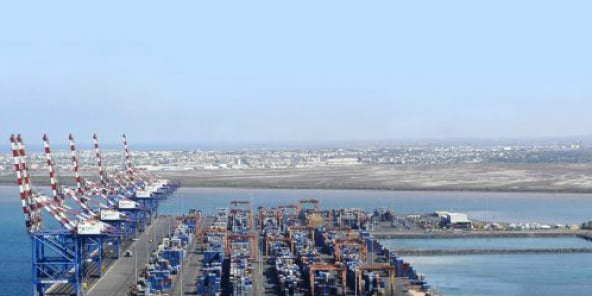 Le Doraleh Container Terminal de Djibouti a été créé de toutes pièces par DP World en 2008.