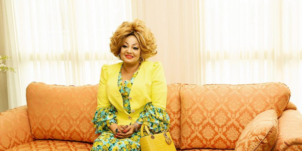 Chantal Biya lors de la cérémonie des vœux, en janvier. © DR