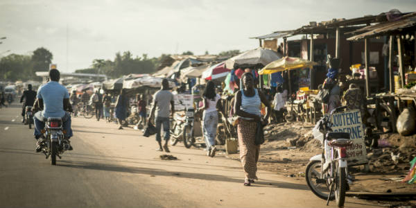 Côte d'Ivoire : de gros dégâts dans l'incendie du marché de Bouaké