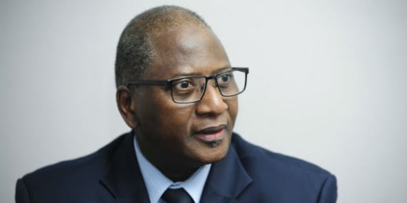Modibo Sidibé, ex-Premier ministre malien et candidat à l’élection présidentielle de 2018, le 8 novembre 2017 à Paris.
