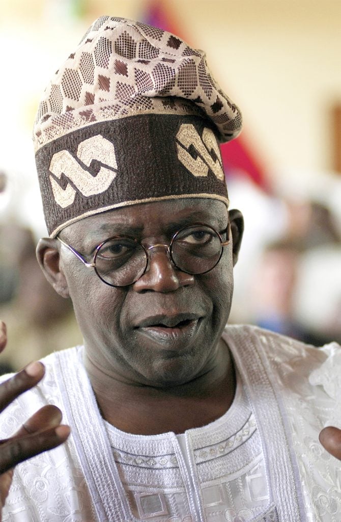 Bola Tinubu, gouverneur de l'Etat de Lagos.