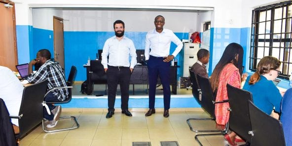 Ercin Eksin et Tunde Kehinde, cofondateurs de Lidya.