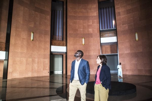 Felwine Sarr et Bénédicte Savoy,les auteursdu rapport.