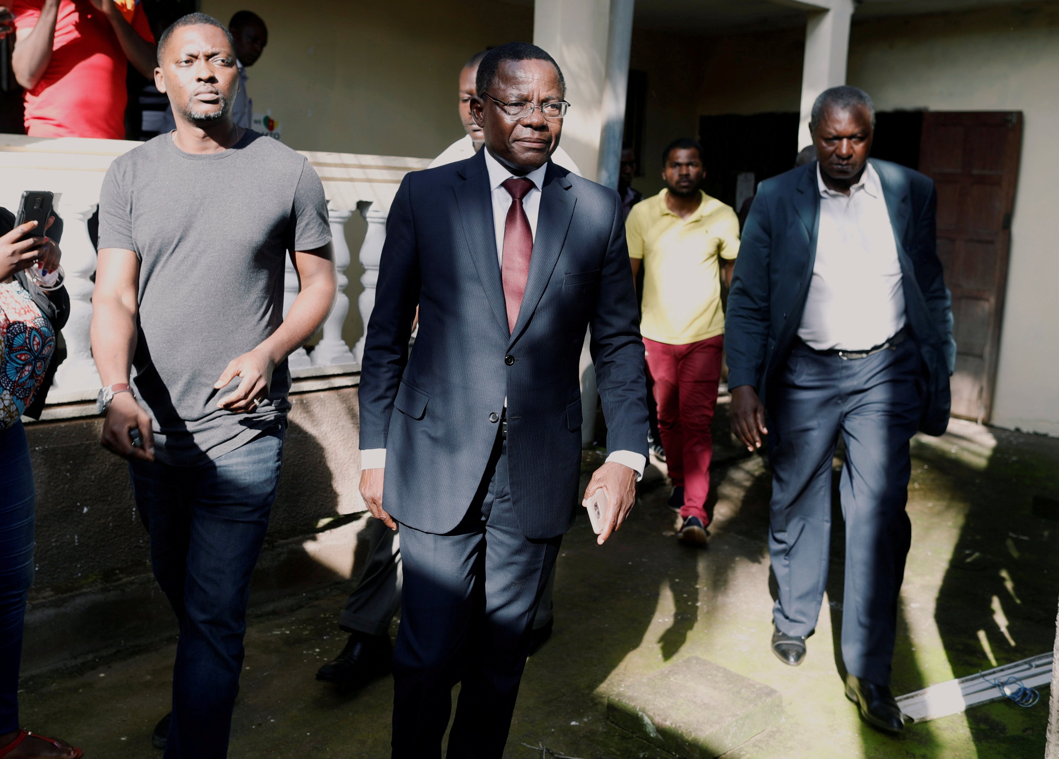 L’opposant Maurice Kamto, ici le 8 octobre 2018 à Yaoundé, avait été arrêté le lundi 28 janvier. Photo d’illustration. © REUTERS/Zohra Bensemra/File Photo