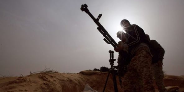 Des combattants libyens dans l’Est, en 2015 (photo d’illustration).